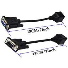 CNIM Горячая 2 шт RJ45 для RS232 кабель, DB9 9-контактный последовательный Порты и разъёмы женский и мужской к RJ45 женский Cat5/6 Ethernet LAN консоли(18 см/7 дюймов