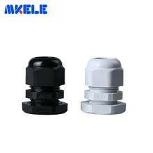 10 шт. M22x1.5 водонепроницаемый кабельный сальник черный, белый цвет IP68 разъем Пластик нейлоновые кабельные сальники винтовые соединения для 10-14 мм кабель