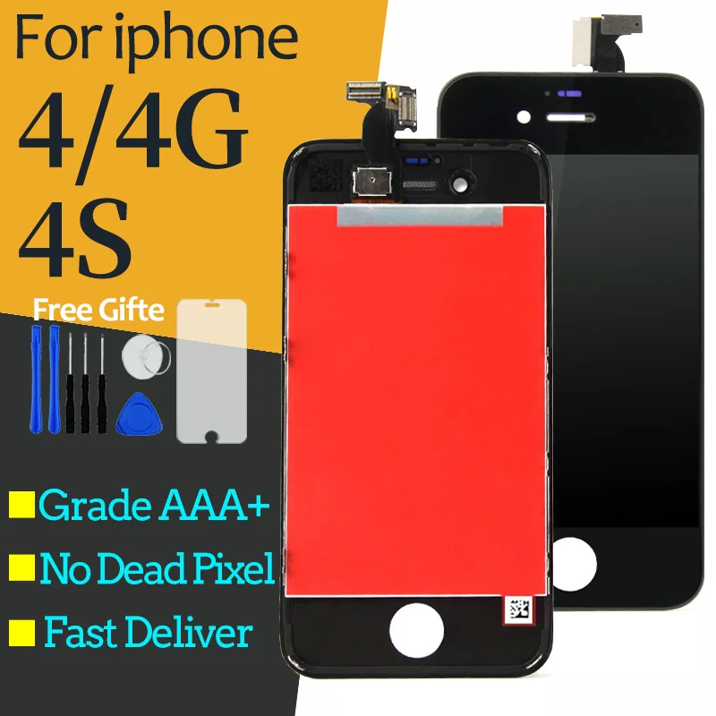 AAA Качество для iPhone 4S ЖК дисплей сенсорный экран в сборе 3 5 &quotдюймов Заводская