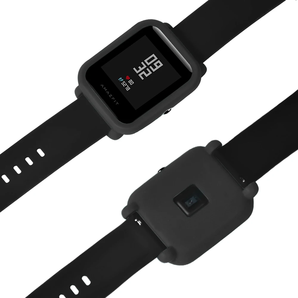 Мягкий ТПУ защитный силиконовый полноцветный чехол для Xiaomi Huami Amazfit Bip Youth WatchSmart аксессуары защитная рамка