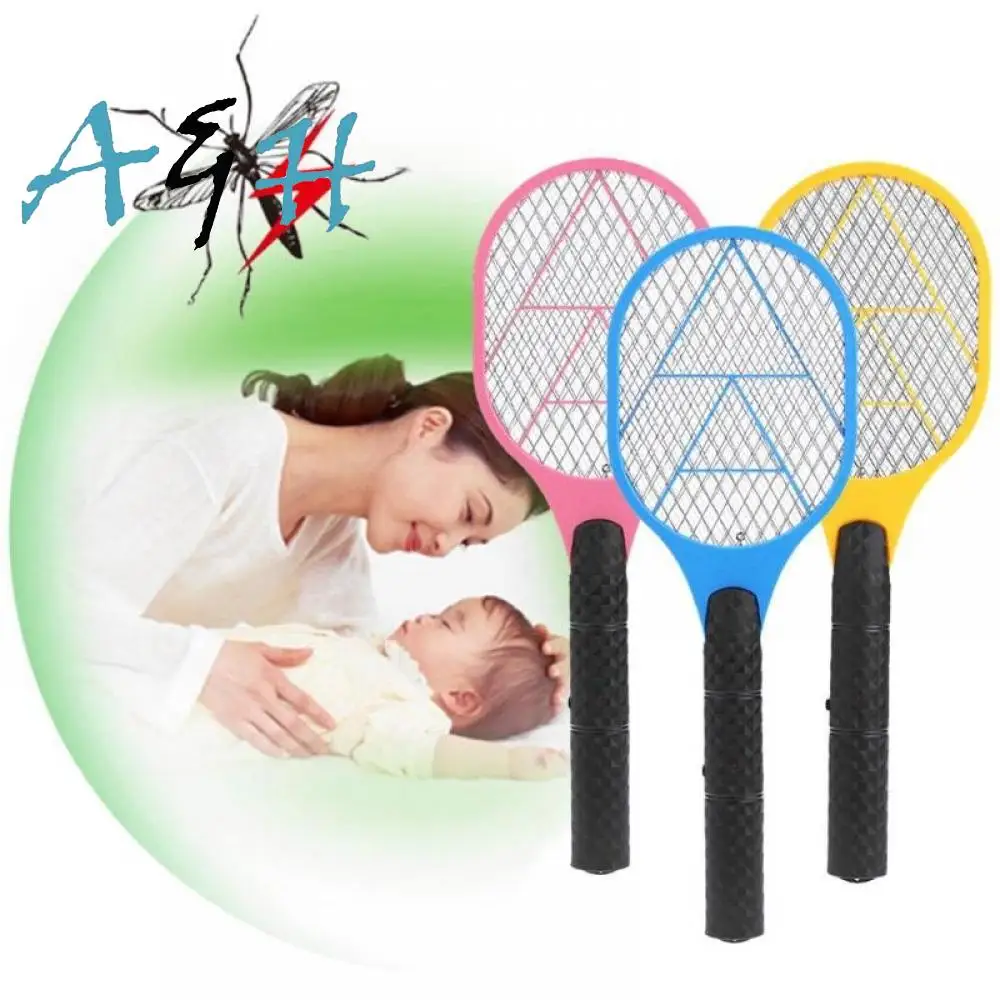 

3-Layer Electric Mosquito Swatter Anti Mosquito Fly Repellent Bug Insect Repeller Home Garden Handheld Pest Rejecting Racket
