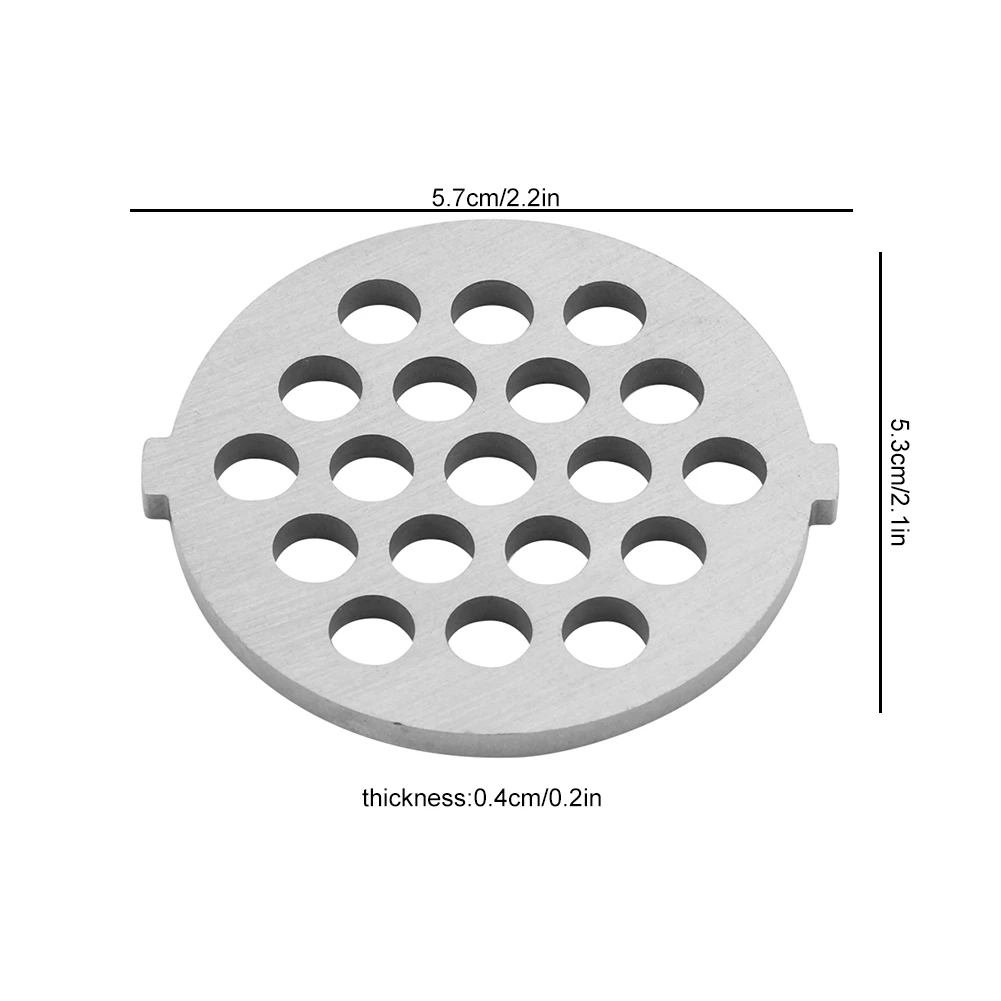Горячая Мясорубка Дробилка пластина мясорубки диск Ножи 5/7 мм отверстие