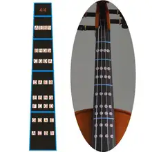 1 шт Скрипка наклейки со шкалой палец кольцо диаграмма для 4/4 3/4 1/2 1/4 1/8 подставки для скрипки палец руководство Label Стикеры
