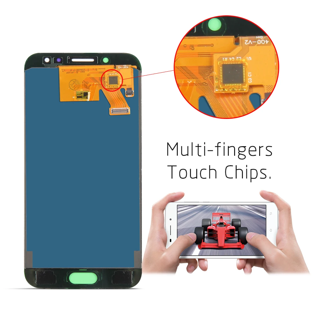2pcs Lot Tft Screen For Samsung Galaxy J5 17 Lcd Display J530 Lcd J530f Touch Digitizer Glass Assembly Frame Can Adjust Aliexpress Mobile