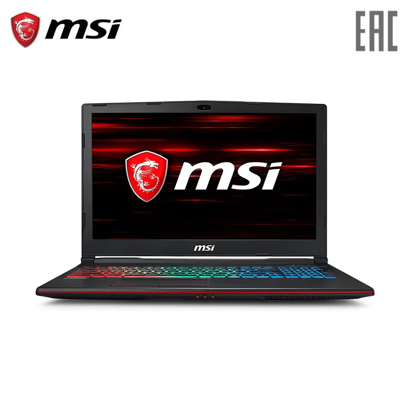 

Ноутбук MSI GP63 8RE Coffeelake i7-8750H+HM370/16GB DDR IV/1TB+128GB SSD/no ODD/15.6" FHD/GTX 1060 6GB GDDR5/WiFi+BT/Win10/Black (9S7-16P522-468)