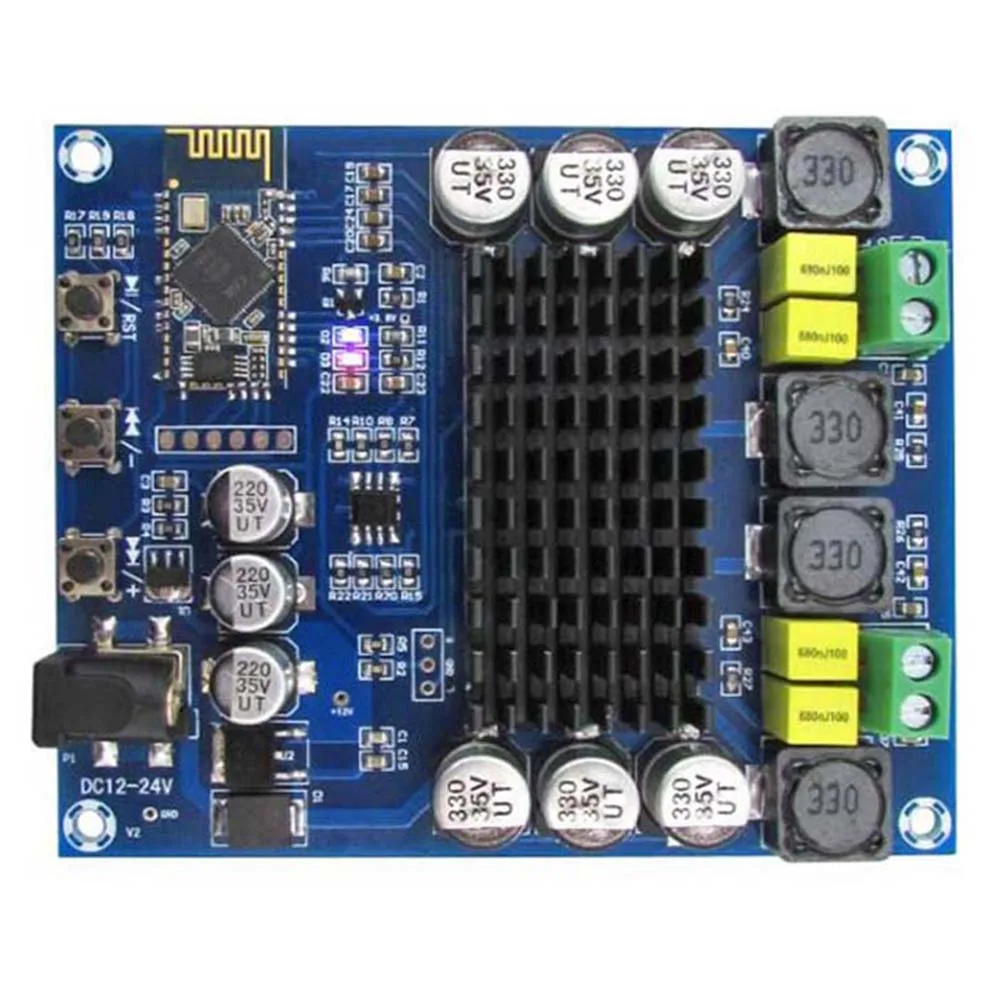 XH M548 Bluetooth двухканальный 120 Вт + TPA3116D2 цифровой аудио усилитель мощности|Усилители