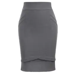 Элегантная женская деловая OL винтажная юбка-карандаш Бодибилдинг