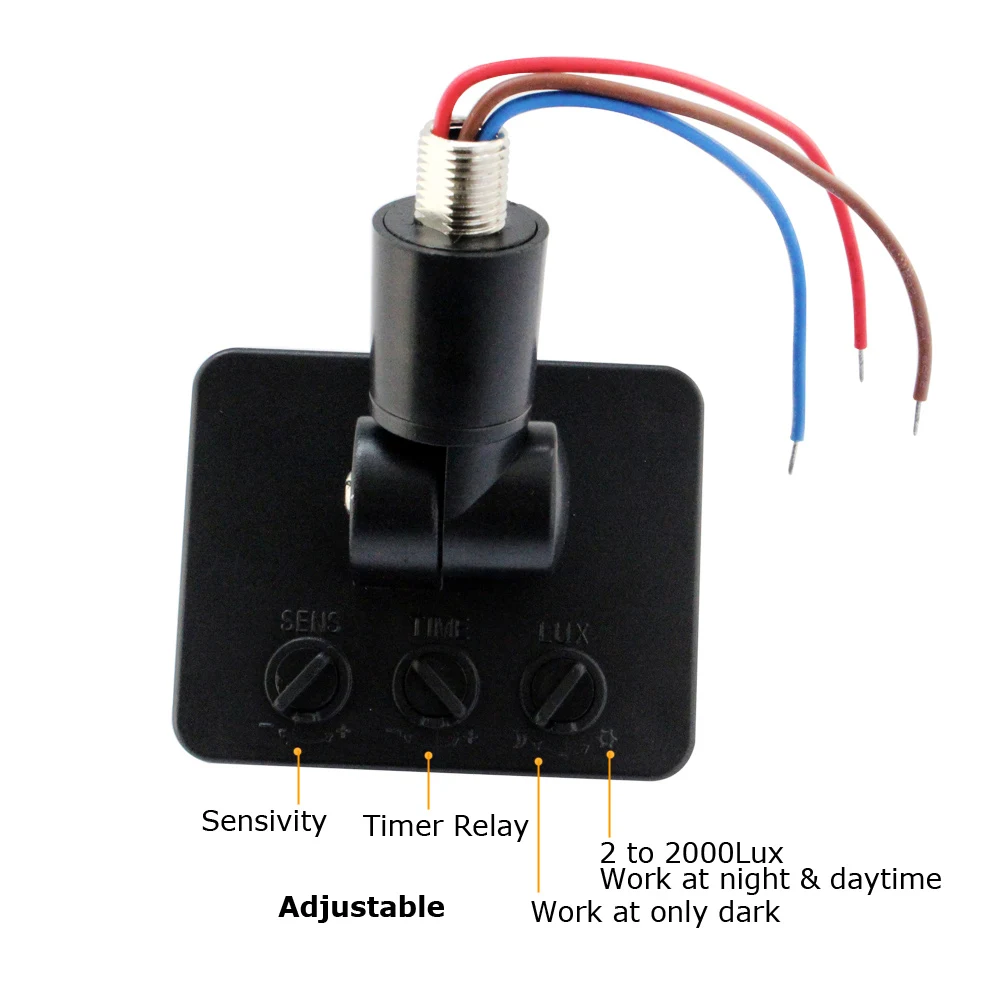 12V движения Сенсор 220V 110V PIR Автоматический Инфракрасный движения детектор, таймер DC 12V Открытый Сенсор светильник переключатель для светодиодный лампы