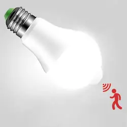 LKLTFX E27 светодиодный лампы 85-265 v человеческого тела Индукционная лампа 110 V инфра-красный свет Индукционная лампа коридор балкон 220 V 230 V 240 V