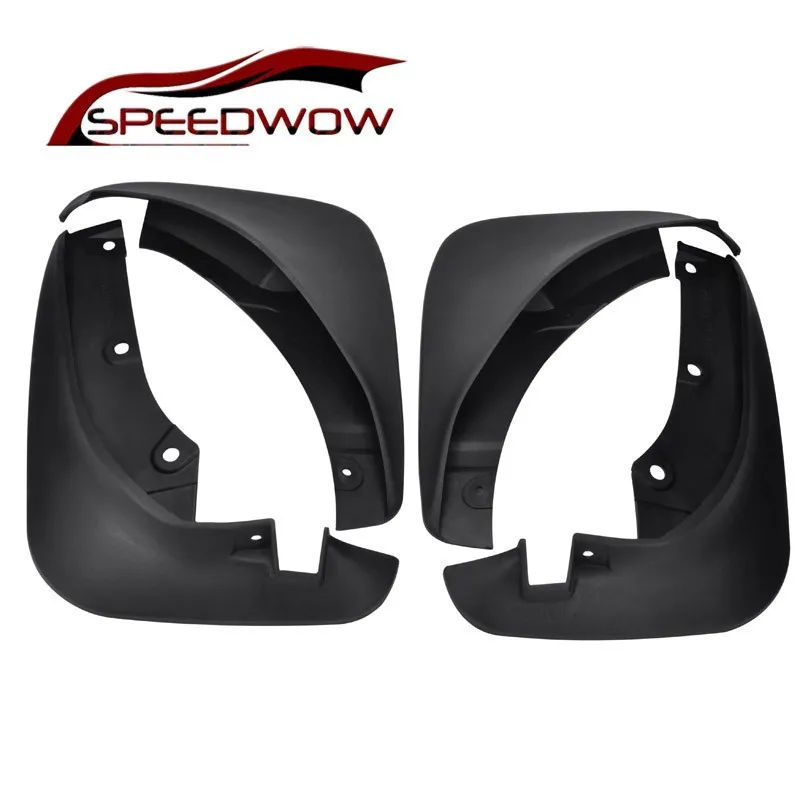 

SPEEDWOW 4Pcs Black Plastic Mudguards Fender Car Mud Flaps Splash Guards Front Rear Mudflaps For Mazda 6 2011-2014