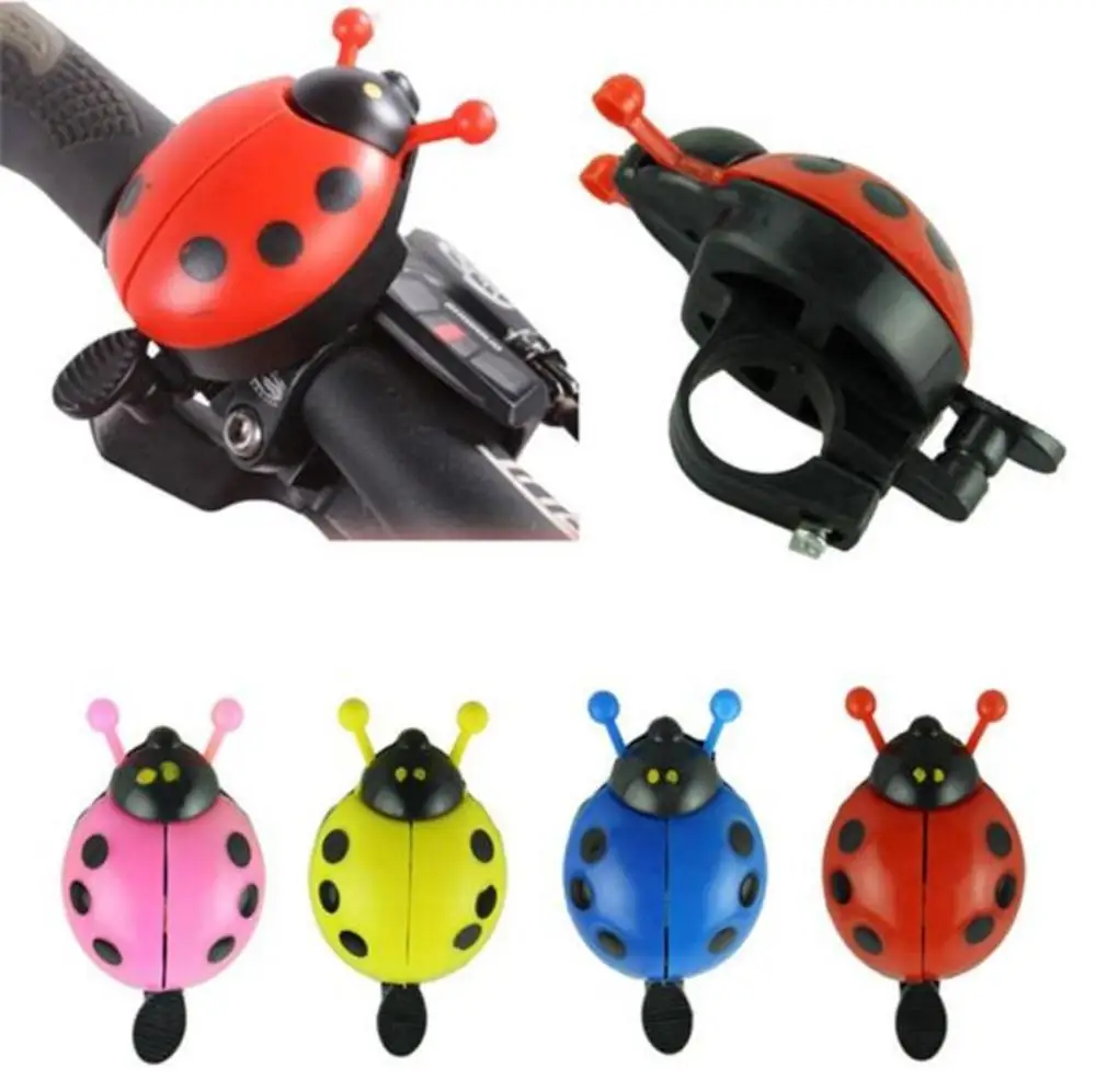 New! Ladybug Bike Bicycle Cycling Handlebar Ring Sound Horn Bell Alarm