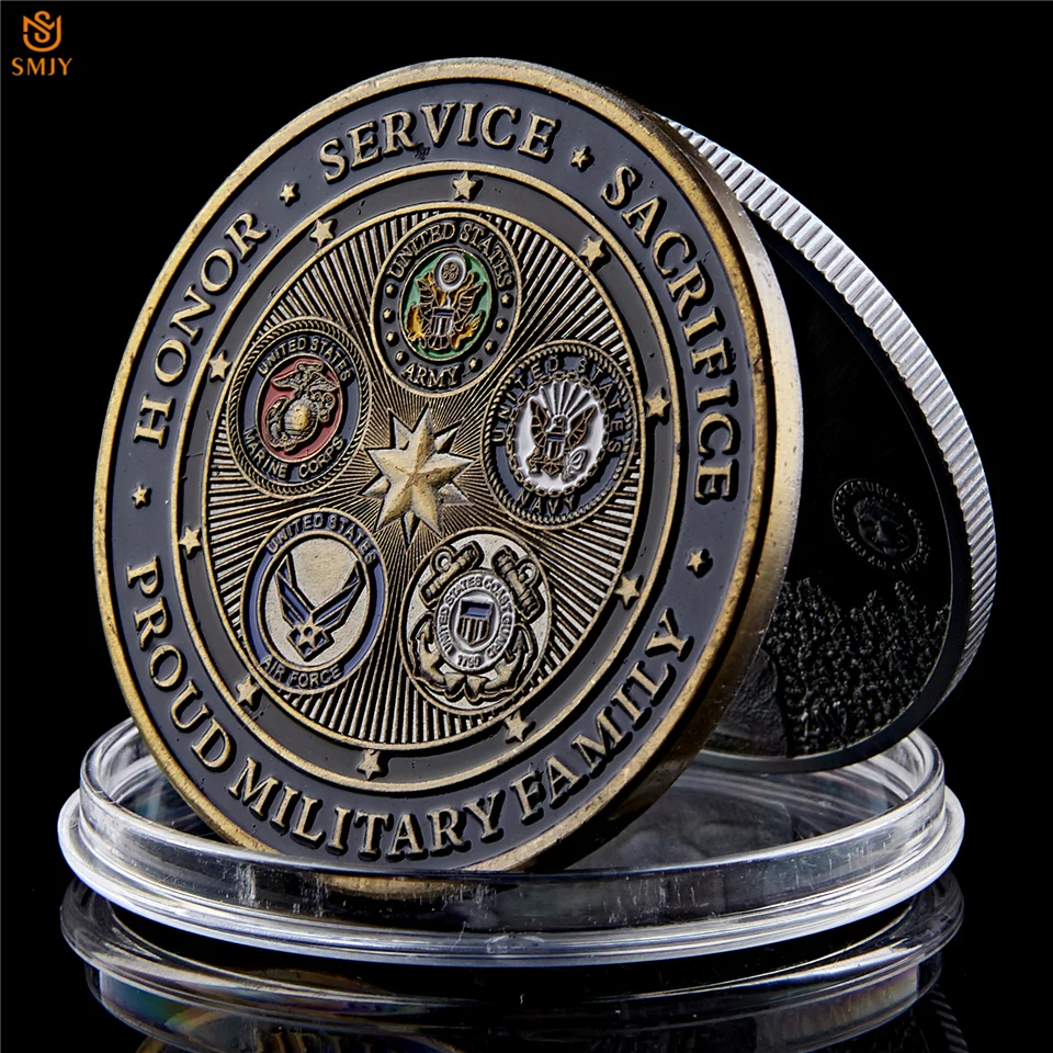 5 шт. американский военный флот USMC USAF USCG гордая Военная семейная служба по всему