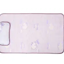 Распродажа, 2 шт., летний коврик для сна, мягкое прикольное постельное белье, хорошее дышащее, для новорожденных, кровать для малыша, подушка