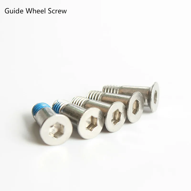

4/6pcs Bicycle Transmission Guide Wheel Screw Mountain Bike Guide Wheel Screws Gear Fixing Screw 304 Stainless Steel Screws