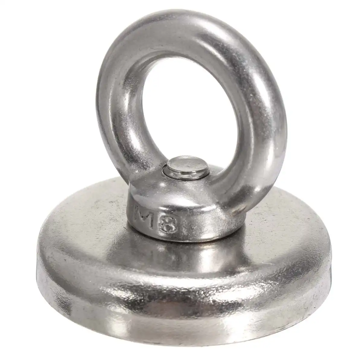 

57KG Recovery Magnet Strong Pull Sea Fishing Diving Treasure Hunting Magnetic Materials Hardware Tools 48mm x 40mm