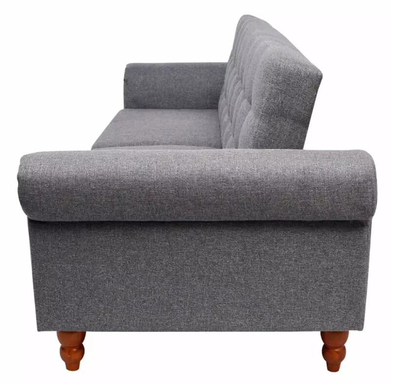 VidaXL Living Room Sofa Bed Home Furniture Gray Color Modern Design Comfortable Sofa bed Furniture 2 in 1 Sofa High Quality VidaXL Living Room Sofa Bed Home Furniture Gray Color Modern Design Comfortable Sofa bed Furniture 2 in 1 Sofa High Quality
