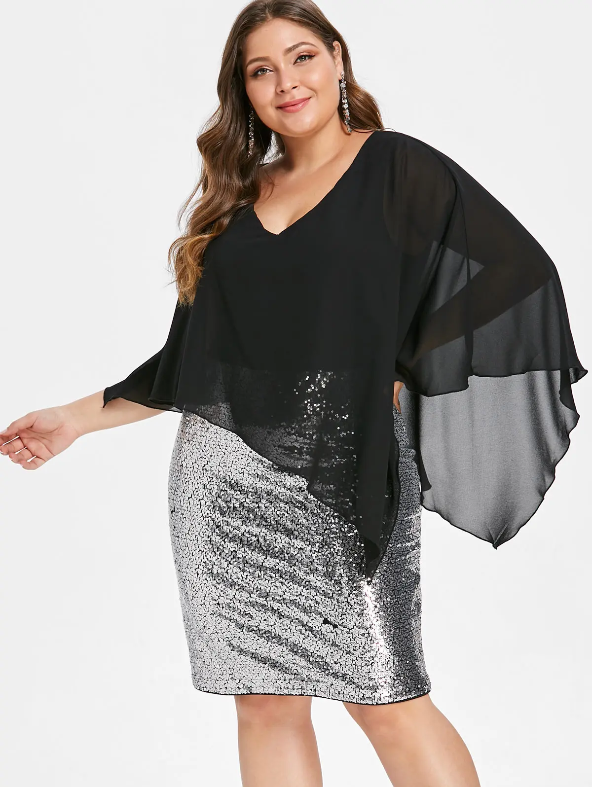plus size chiffon