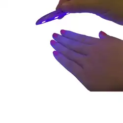ALIVER портативный дизайн ногтей USB Mini сушилка для гель-лака свет геля для ногтей Светодиодная лампа для фотополимеризации Маникюр Инструмент