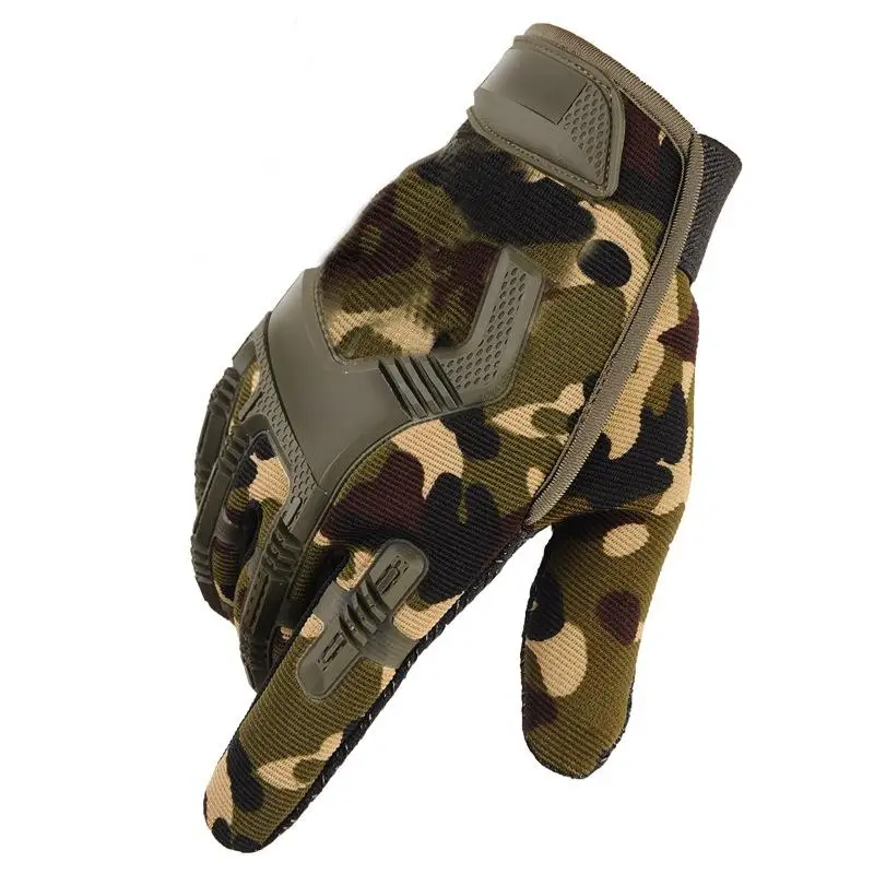 Тактические перчатки военные армейские спортивные походы, кемпинг, катание на веосипеде стрельба полный палец перчатки 3 цвета