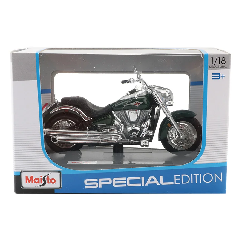 Модель мотоцикла Maisto 1:18 игрушка вулкан из сплава для мотора и велосипеда