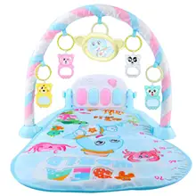 Baby Activity Gym Children's Play Mat 0-12 Months Developing Carpet Soft Rattles Musical Toys Activity Rug For Todder Baby Games