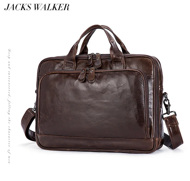 

New Men's Leisure Business Briefcase Multifunctional Men's Handbag Genuine Leather Men's Bag Wholesale