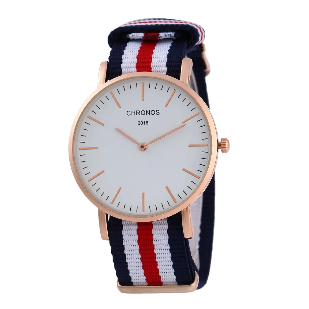 CHRONOS Fashion and Simple Style Quartz Movement Watch Shock-proof Anti-magnetic Exquisite Elegant Unisex Watch