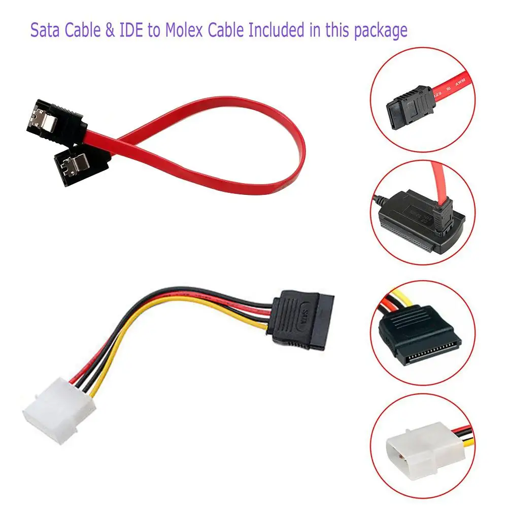 SATA PATA IDE To USB 2 0 Adapter Converter Cable For Hard Drive Disk 2 5 3