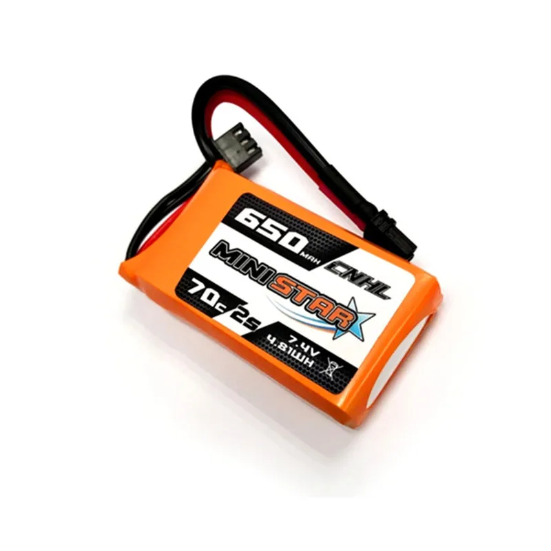 Аккумулятор CNHL MiniStar 650 мАч 1/2/3 шт. 7 4 В 2S 70C Lipo разъем XT30U для радиоуправляемого
