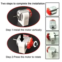 6 Set Motors Kit: Mini Electric Hobby Motor with Gears