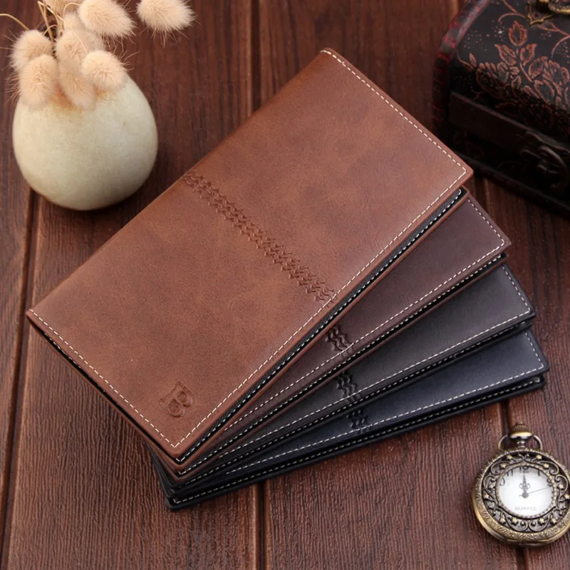 

Men's Wallet Gorgeous Leather Credit Card Holder Blocking Zipper Retro Pocket