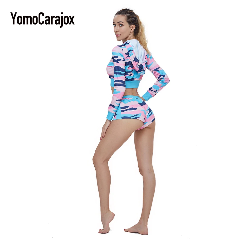 

Women 2 Piece Suit Sexy Yuga Long Sleeve+pant Sweatshirts Fitness &Body Building Suit Workout Sportswear Sporting Hot leggings
