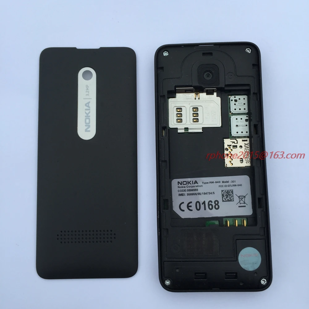Refurbished Original Nokia 301 Mobile Phone Wcdma 3mp 2 4 Single Dual Sim Card Unlocked Cellphone Cellphones Aliexpress