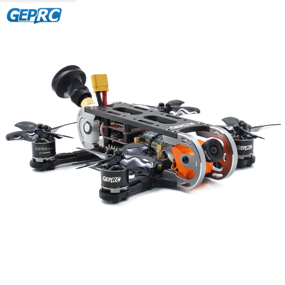 

Geprc GEP-CX Cygnet 115mm 2 Inch RC FPV Racing Drone Stable F4 20A 48CH RunCam Split Mini 2 1080P HD