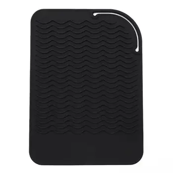 

Silicone Heat Resistant Mat Anti-heat Mats For Hair Straightener Curling Iron Salon Hair Styling Tools Accessories