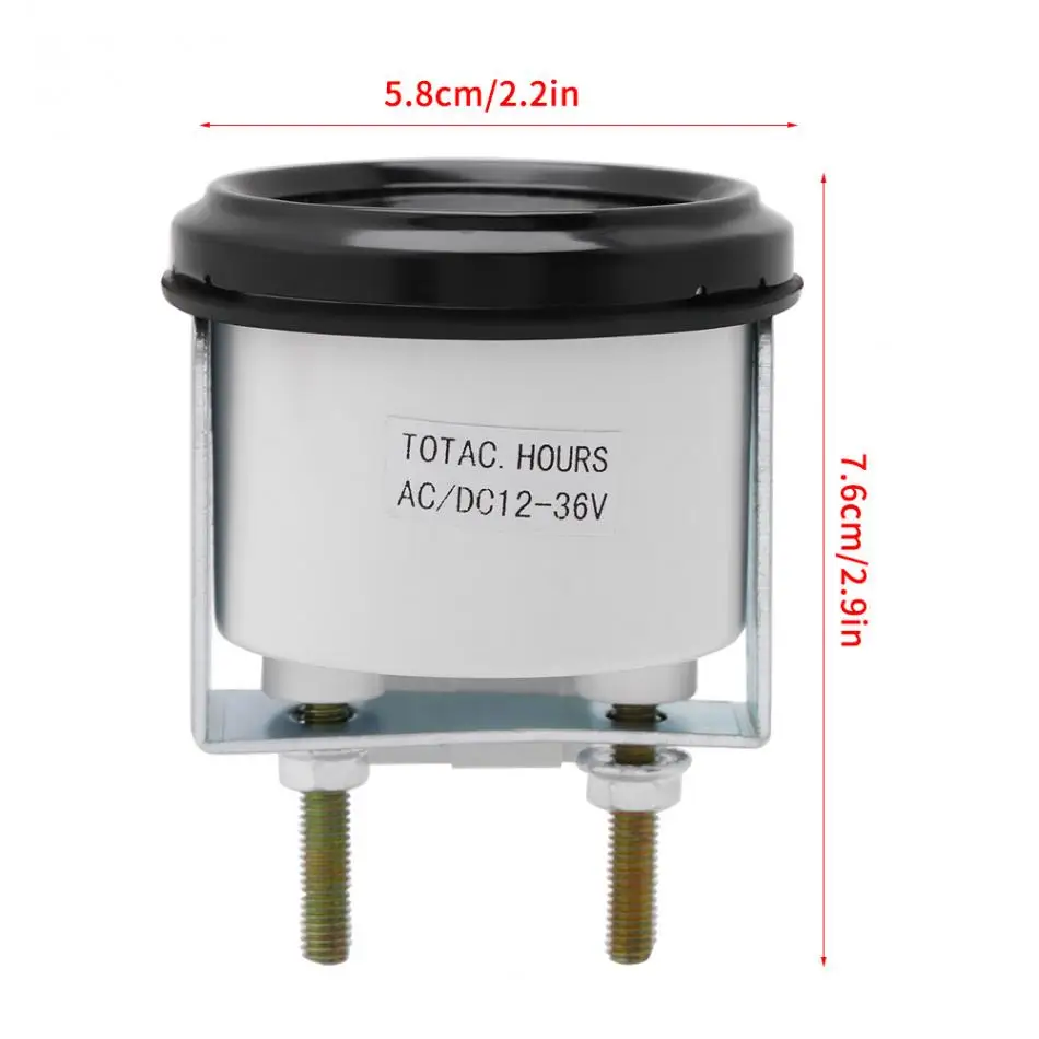 Горячая DC 12 36V 6 цифр т кварцевые часомер счетчик тестер с терминалов для