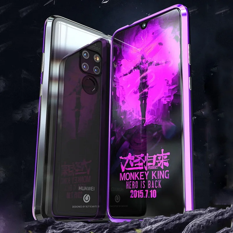 Роскошный Магнитный адсорбционный чехол для телефона Mate20 Pro Huawei Mate 20 P20 Lite NOVA 3i 3E
