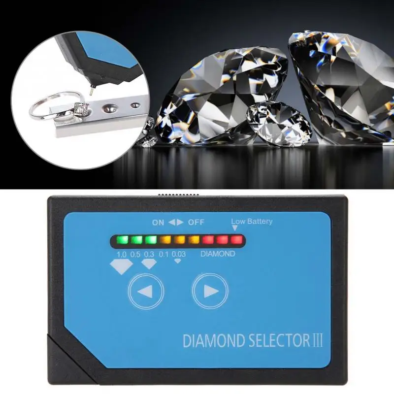 Practical Portable Jewelry Test Tool Diamond Selector III With LED