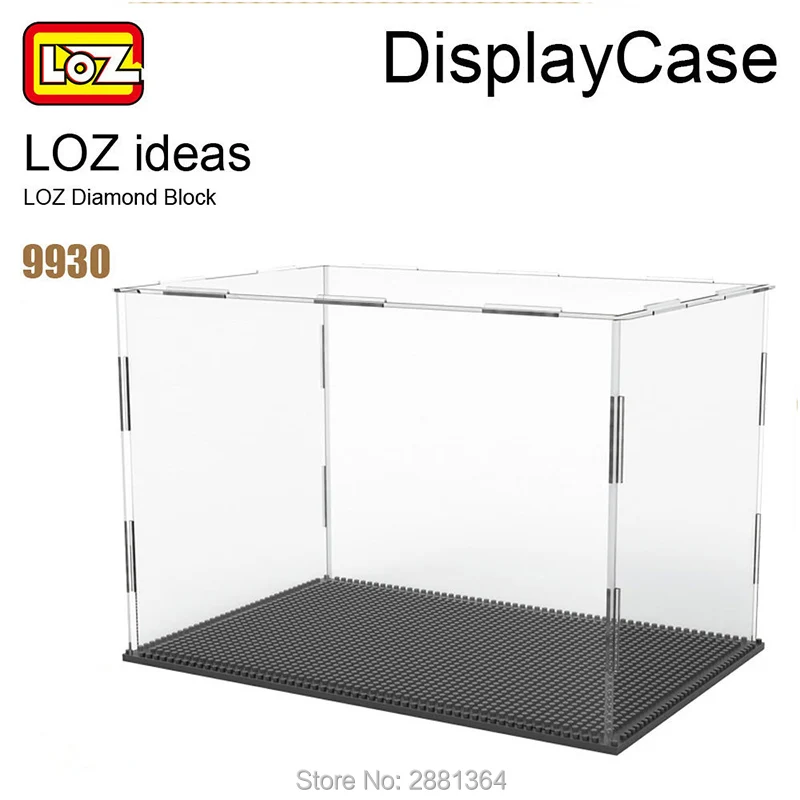 LOZ ideas витрина чехол для алмазных блоков сборочные фигуры здания прозрачная