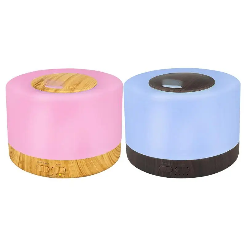 

500ml Ultrasonic 7 Color LED Lamp Timing Air Humidifier Aroma Diffuser Aromatherapy Essential Oil Mist Sprayer for Home Office