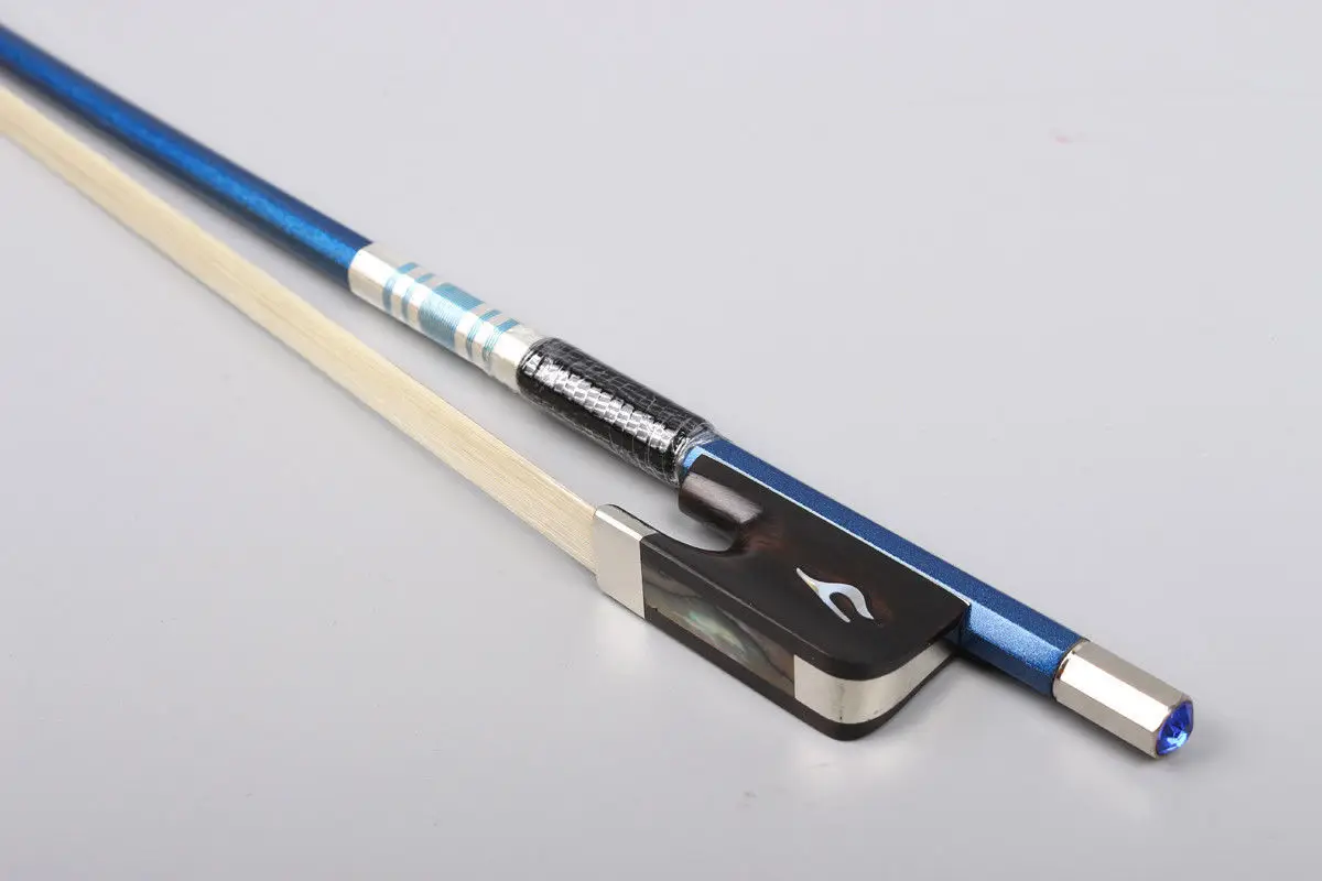 

Professional 4/4 Cello Bow Carbon Fiber Natural HorseTail Great Balance