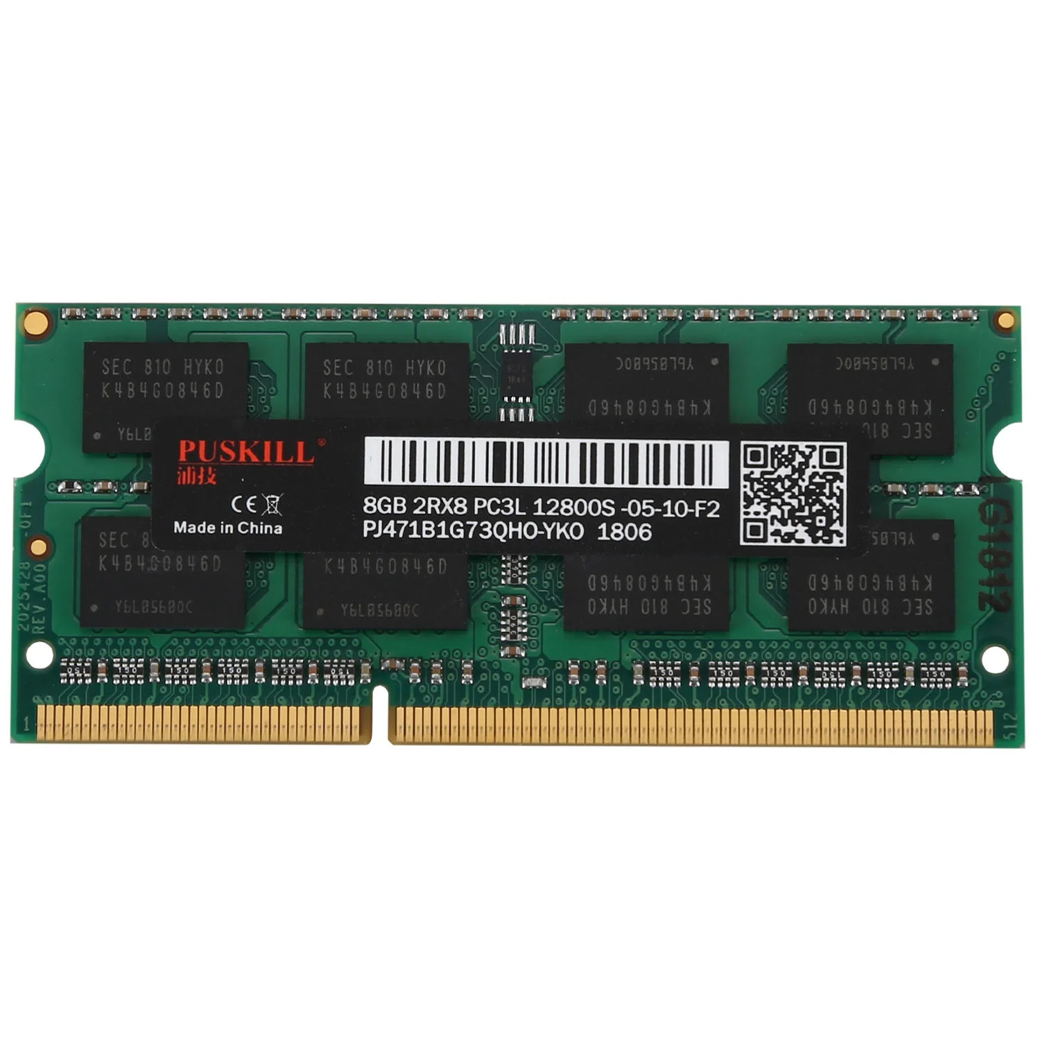 Puskill Ddr3 1600Mhz 1,35 V 204Pin низкое напряжение оперативной памяти для ноутбука