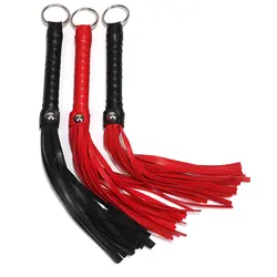 Секс-игрушки из искусственной кожи Фетиш SM бондаж секс-Кнут Flogger БДСМ рабство секс-игрушки для женщин пары порка прикладом игры для взрослых