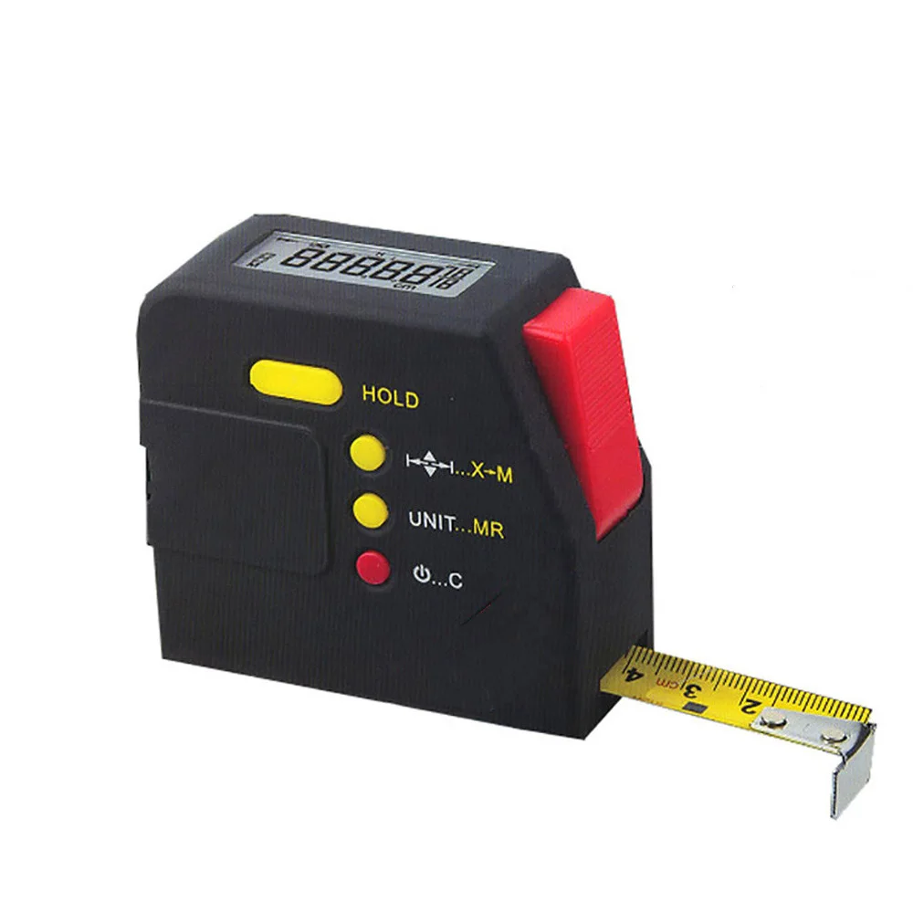

Digital Tape Measure 0-5m/1mm Tape 5 Meters Electronic Large LCD Screen Steel Tape Measure Ruler