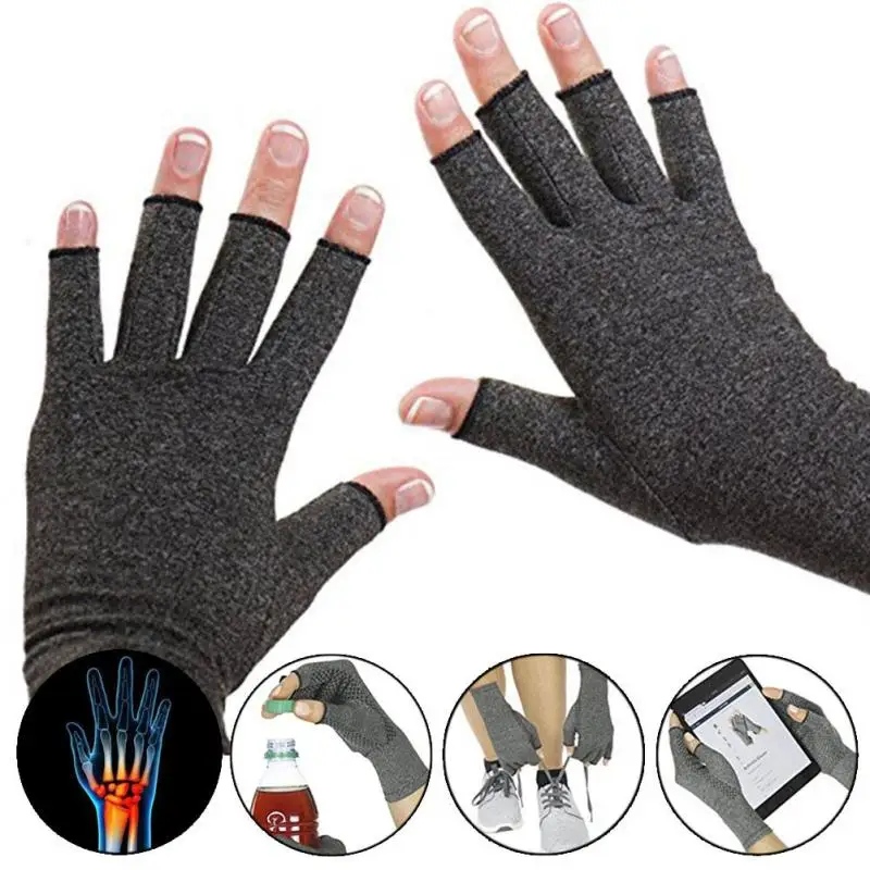1 Pair Massage Compression Glove Carpal Tunnel Wrist Support Arthritis