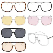 Прозрачная квадратная оправа для очков, женские черные линзы, прозрачные Дизайнерские Большие оправы для очков