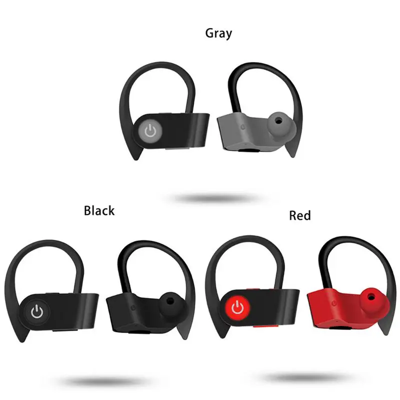 

New Wireless 5.0 Bluetooth Headset Bilateral HD Stereo Earphones Sports Music Sweat-proof Ear Hook Painless Headset Multicolor
