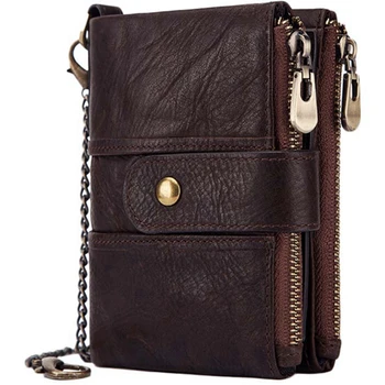 

TFTP-Gzcz Wallet Wallets New Fashion Women Genuine Leather Wallets For Organizer Coin Purse Clutch Short Small(Coffee)
