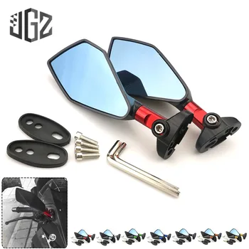 

Universal Motorcycle CNC Aluminum Wind Shield Rear View Handlebar Mirrors Racing for Honda Kawasaki Yamaha BMW Ducati Motocross