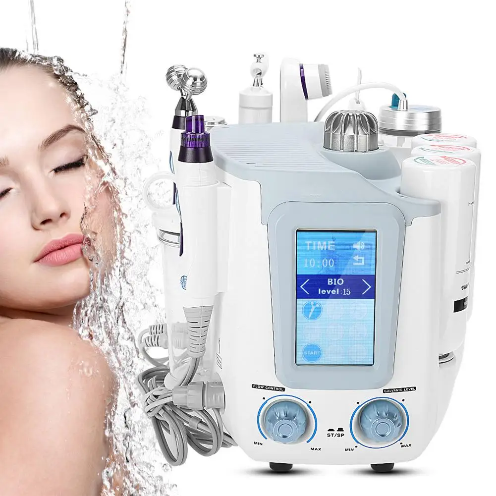 

6 IN 1 Hydrogen Oxygen Beauty Machine Ultra-fine Bubble Deep Cleansing Skin Rejuvenation Face Care n